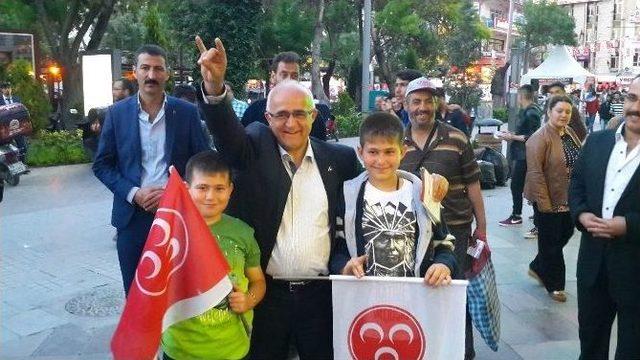 Mhp Adayı Gönen Seçim Çalışmalarını Sürdürüyor