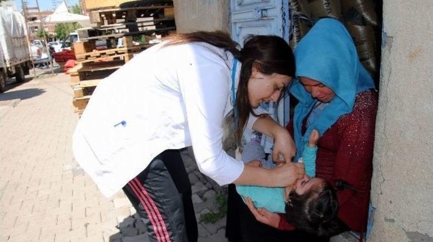 Siverek&rsquo;te &Ccedil;ocuk Aşısı Başlandı