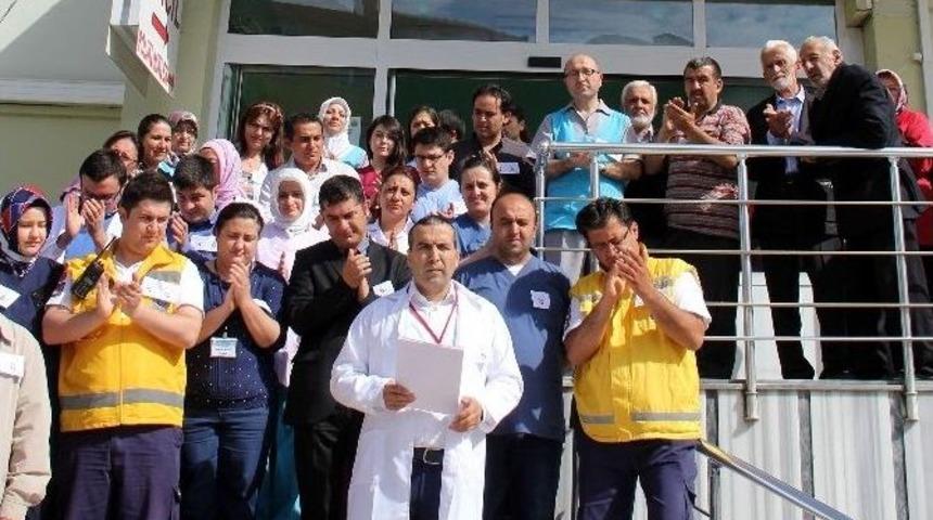 Sağlık &Ccedil;alışanları Kamil Furtun İ&ccedil;in İş Bıraktı