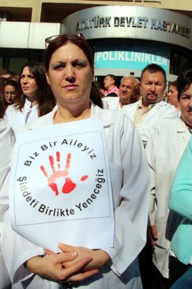 Zonguldak Ve Karab&uuml;k te Sağlık &Ccedil;alışanlarından Protesto 1