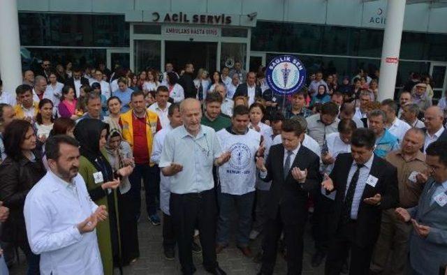 Zonguldak Ve Karab&uuml;k te Sağlık &Ccedil;alışanlarından Protesto 2