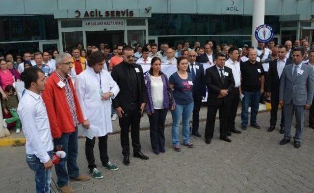 Zonguldak Ve Karab&uuml;k te Sağlık &Ccedil;alışanlarından Protesto 3