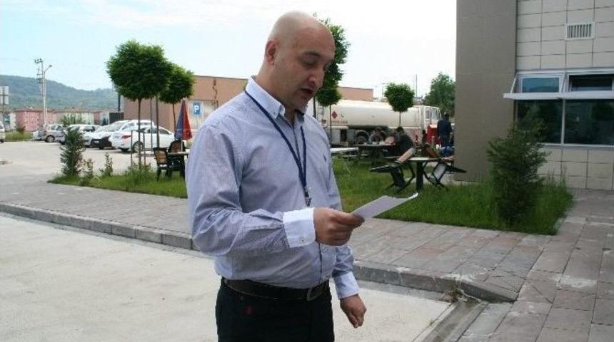 Devrek Devlet Hastane Personeli İş Bırakma Eylemi Ger&ccedil;ekleştirdi