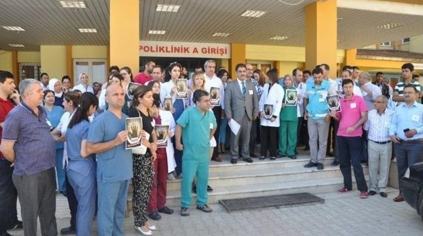 Reyhanlı&rsquo;da Doktorlardan Eylem