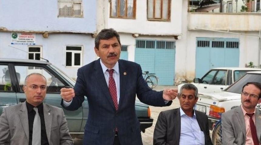 Ak Parti Milletvekili Adayı Halil &Uuml;r&uuml;n K&ouml;y Ziyaretlerini S&uuml;rd&uuml;r&uuml;yor