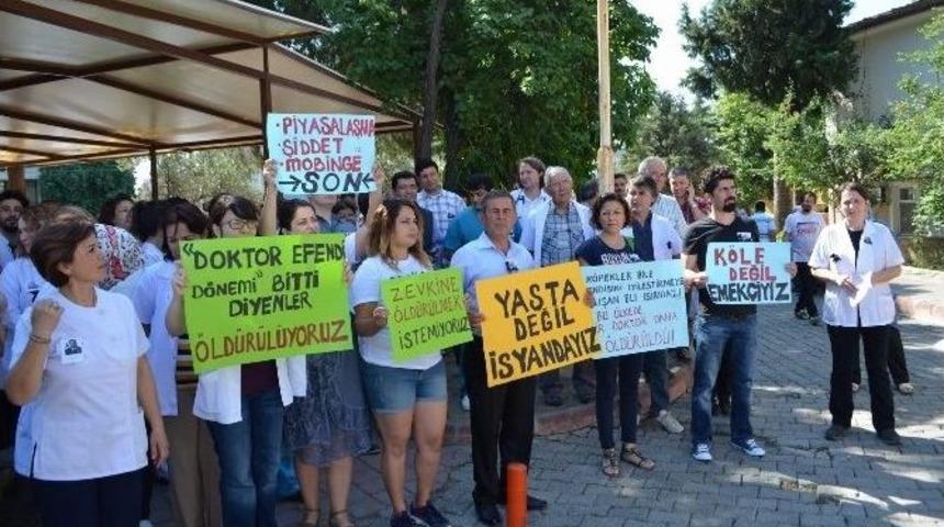 Ortaca Devlet Hastanesi&rsquo;nde Hekimler İş Bıraktı