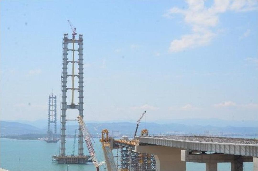 K&ouml;rfez Ge&ccedil;iş K&ouml;pr&uuml;s&uuml;nde &Ccedil;alışmalar Hızlandı