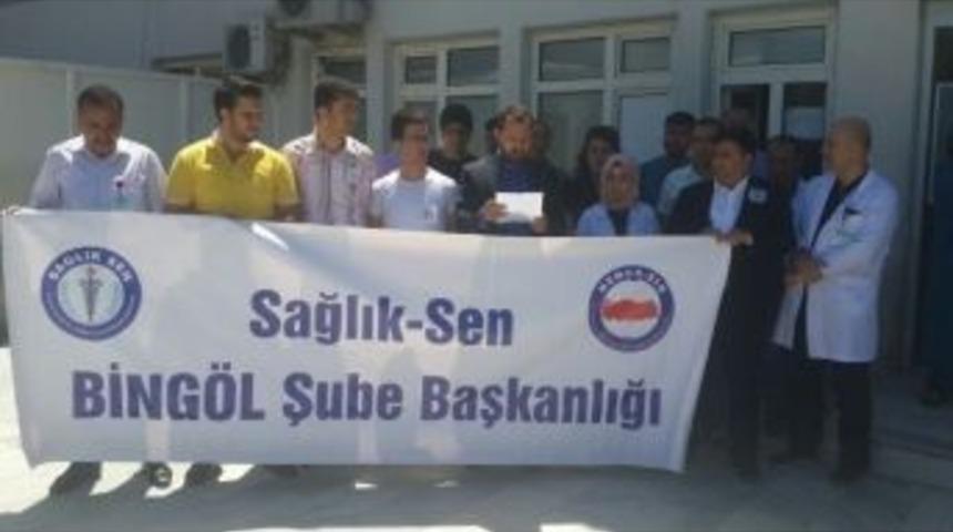 Samsun&rsquo;daki Doktor Cinayeti Bing&ouml;l&rsquo;de Protesto Edildi