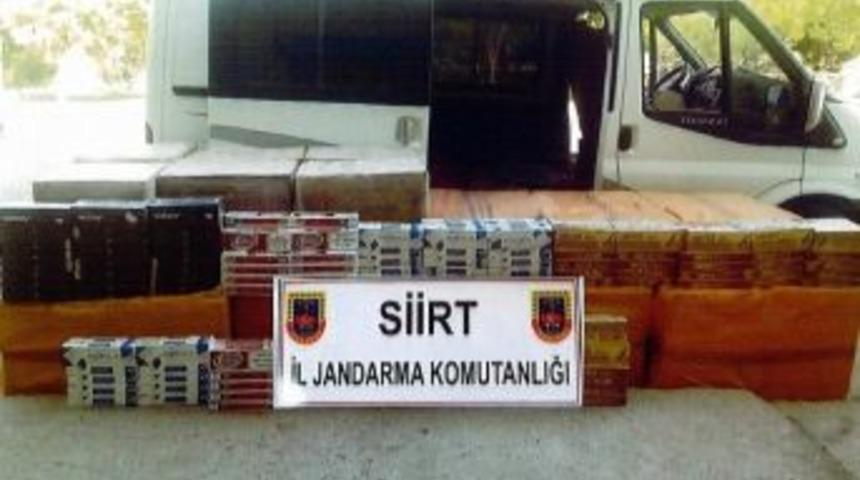 Siirt&rsquo;te 21 Bin 668 Paket Ka&ccedil;ak Sigara Ele Ge&ccedil;irildi