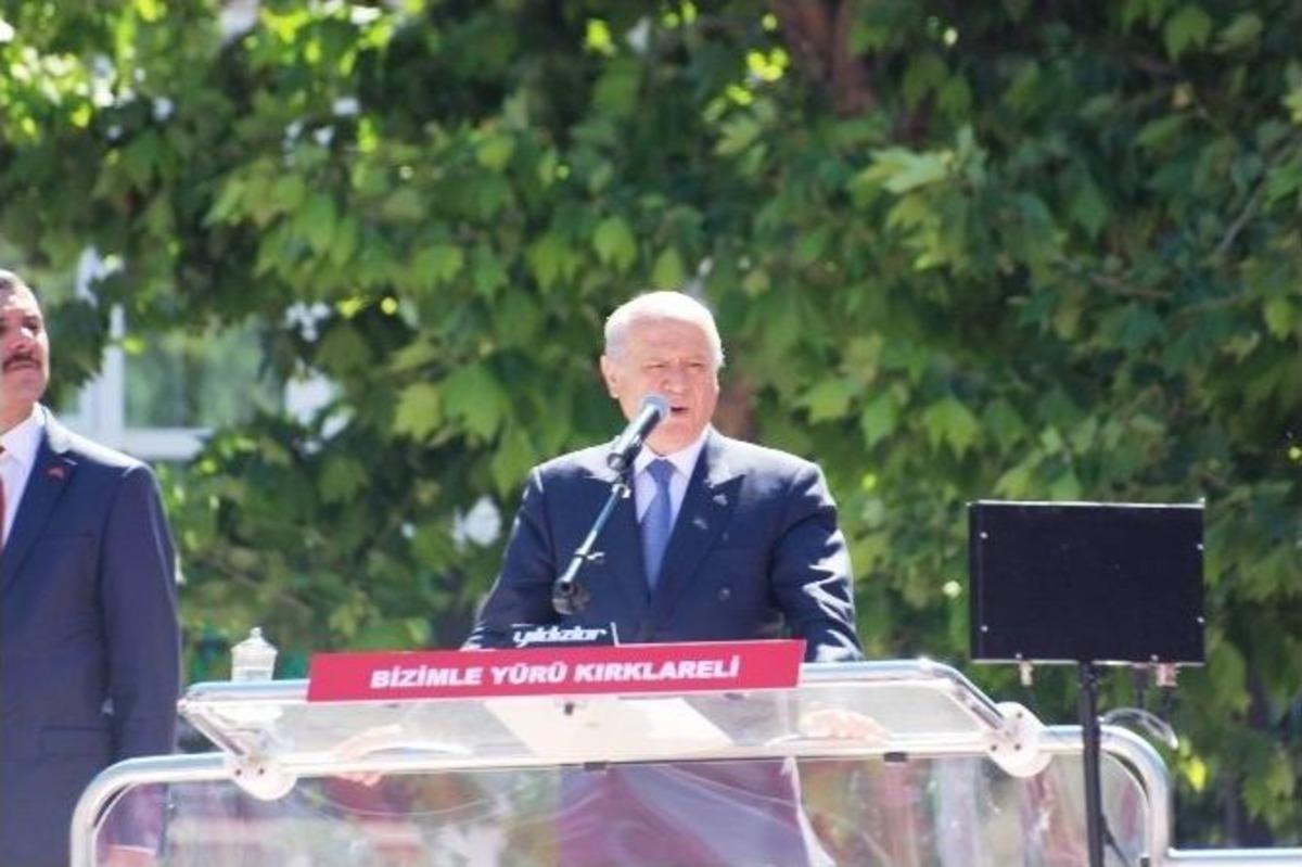 Mhp Genel Başkanı Bah&ccedil;eli Kırklareli&rsquo;de