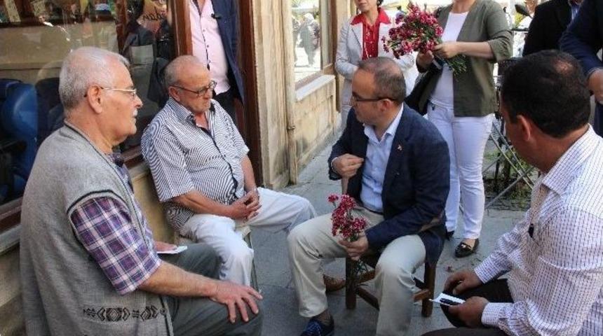 B&uuml;lent Turan &Ccedil;arşı Esnafını Ziyaret Etti