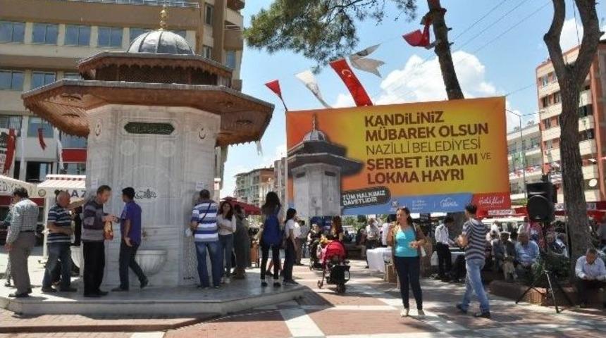 Berat Kandilinde Lokma Ve Şerbet İkramı