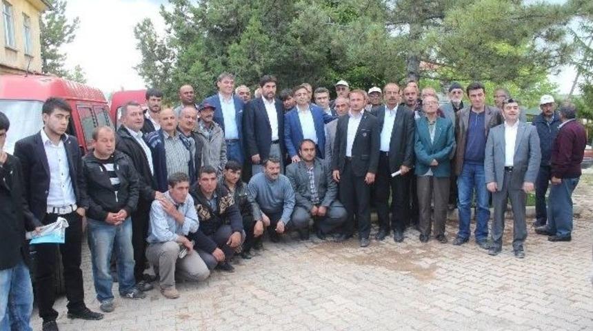 Ak Partili Aday &Ouml;mer &Uuml;nal Derbent İl&ccedil;esini Ziyaret Etti