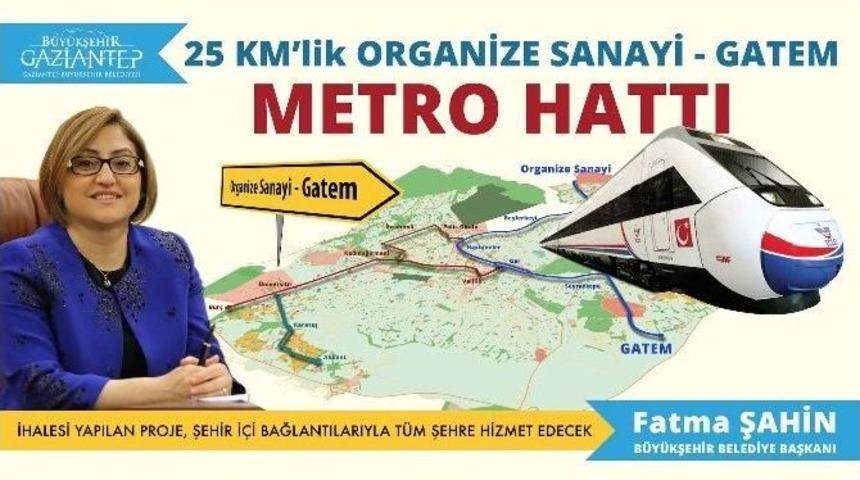 B&uuml;y&uuml;kşehir, Organize-gatem Arasını Metro İle &Ccedil;&ouml;z&uuml;yor