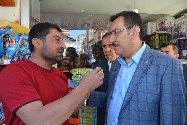 Tüfenkci, Doğanşehir İlçesini Ziyaret Etti