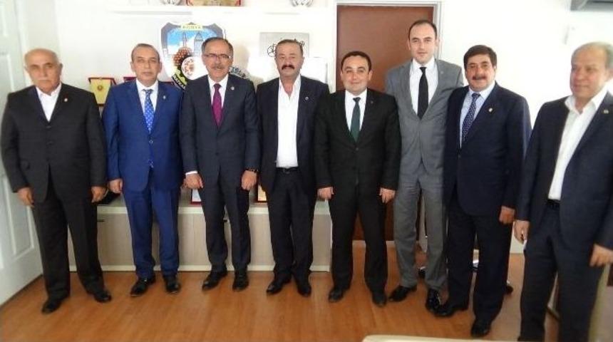 Mustafa Kalaycı&rsquo;dan Esnaf Odalarına Ziyaret