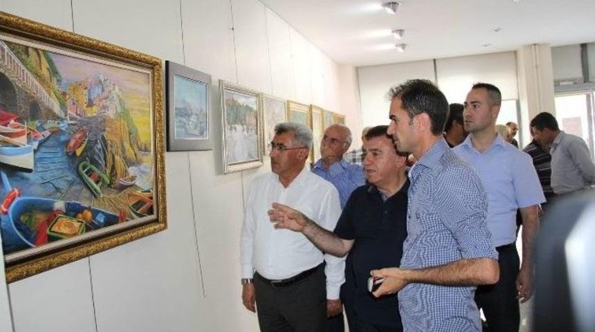 &Ouml;ğrencilerden Karma Resim Sergisi