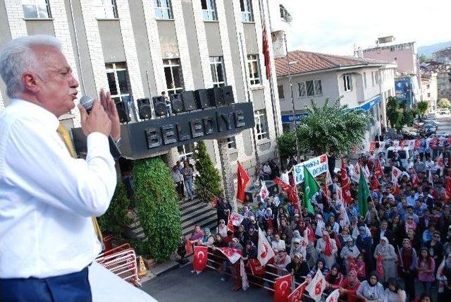 Mhp İlk Mitingi Tosya’da Yaptı