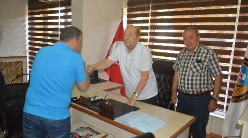 B&ouml;lge Birliği Başkanından Edremit Esnaf Ve Sanatkarlar Kredi Kefalet Kooperatifine Ziyaret