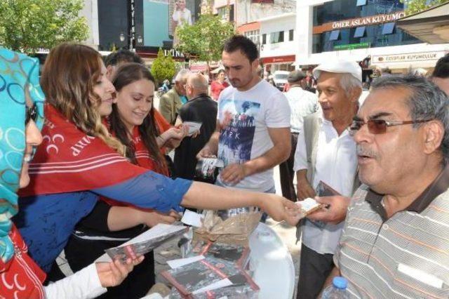 Denizli'de Mhp'den Bakan Şimşek'e Leblebili Eleştiri