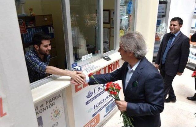Başkan Demircan, Ataşehir&rsquo;de Esnaf Ziyaretinde 2