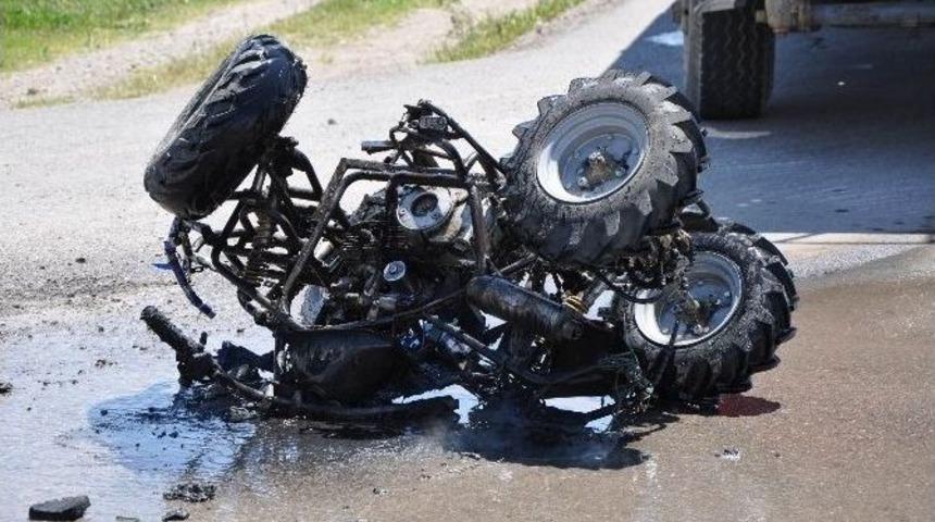 Atv Yandı S&uuml;r&uuml;c&uuml;s&uuml; Kayıplara Karıştı