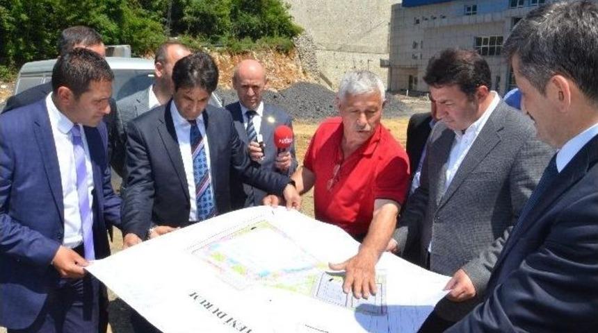 Ulupınar, Spor Salonu İnşaatını İnceledi