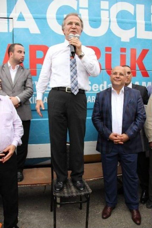 Ak Partili Şahin, Karab&uuml;k&rsquo;te Ak Y&uuml;r&uuml;y&uuml;ş Ve Mitinge Katıldı 2