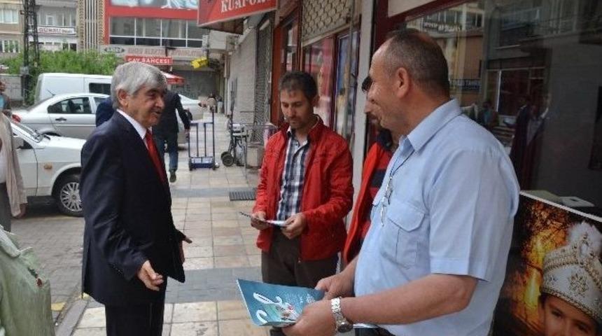 Sp-bbp Milli İttifak Adaylarından Cami Kebir Esnafına Ziyaret