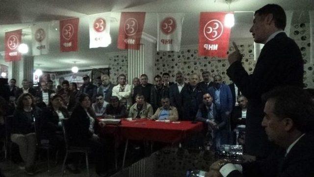 Mhp Iğdır Milletvekili Sinan Ogan Mhp Kars Milletvekili Adayı Gökçek’e Destek İçin Kars’ta