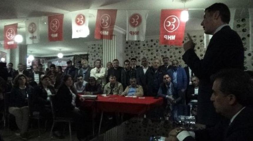 Mhp Iğdır Milletvekili Sinan Ogan Mhp Kars Milletvekili Adayı Gökçek’e Destek İçin Kars’ta