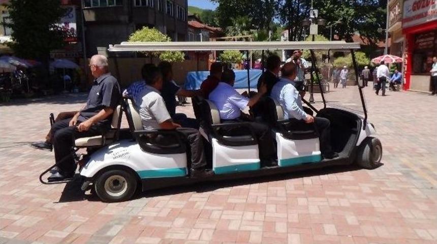 &Ccedil;aycuma&rsquo;da Elektrikli Golf Arabası Hizmete Girdi