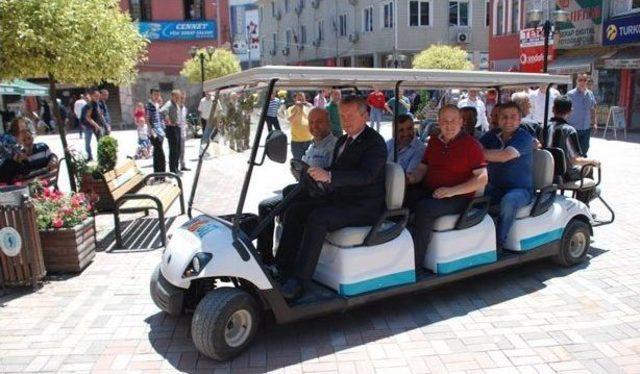 Çaycuma’da Elektrikli Golf Arabası Hizmete Girdi