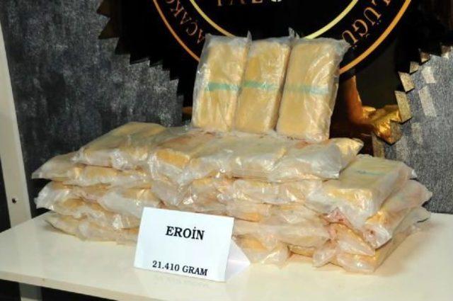 Yalova’Da 21 Kilo Eroin Ele Geçirildi