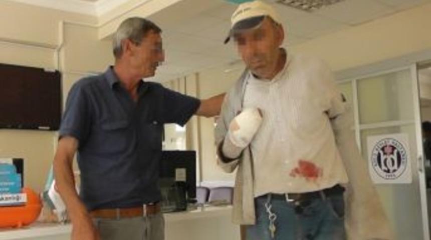 &Ccedil;alışırken &Ccedil;eki&ccedil;le Kazara Parmağını Kopardı