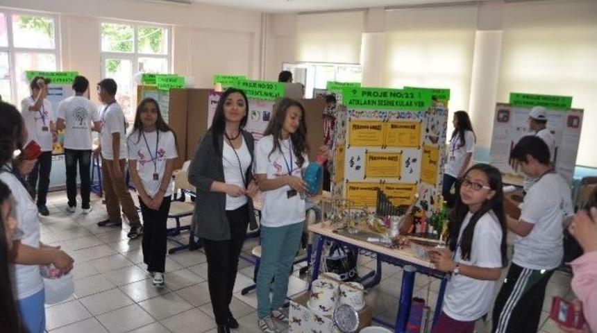 Boz&uuml;y&uuml;k Saffet Şeker Ortaokulu&rsquo;nda &ldquo;t&uuml;bitak 4006 Bilim Fuarı&rdquo; A&ccedil;ıldı