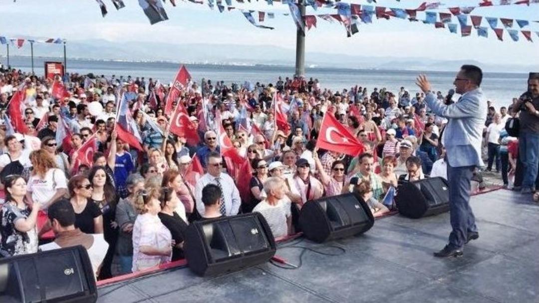 Chp Ak&ccedil;ay&rsquo;da Y&uuml;r&uuml;y&uuml;ş Ve Miting Yaptı