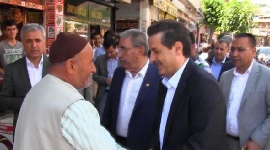 Bakan &Ccedil;elik Ve Ak Adaylardan Esnaf Ziyareti