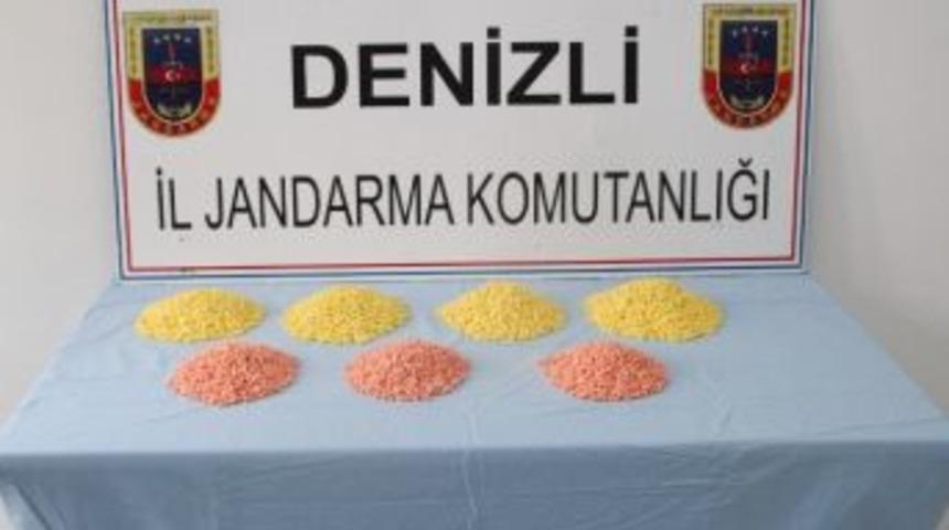 Denizli&rsquo;de 16 Bin Adet Extacy Hap Ele Ge&ccedil;irildi