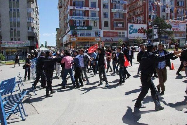 Erzurum’da Demirtaş’ın Mitingi Öncesi Olaylar Çıktı