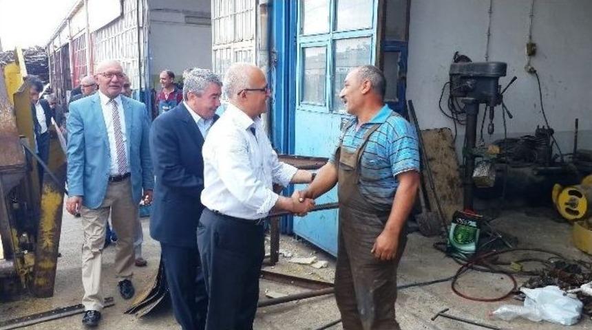 Mhp Adayı G&ouml;nen İl&ccedil;elere &Ccedil;ıkarma Yaptı