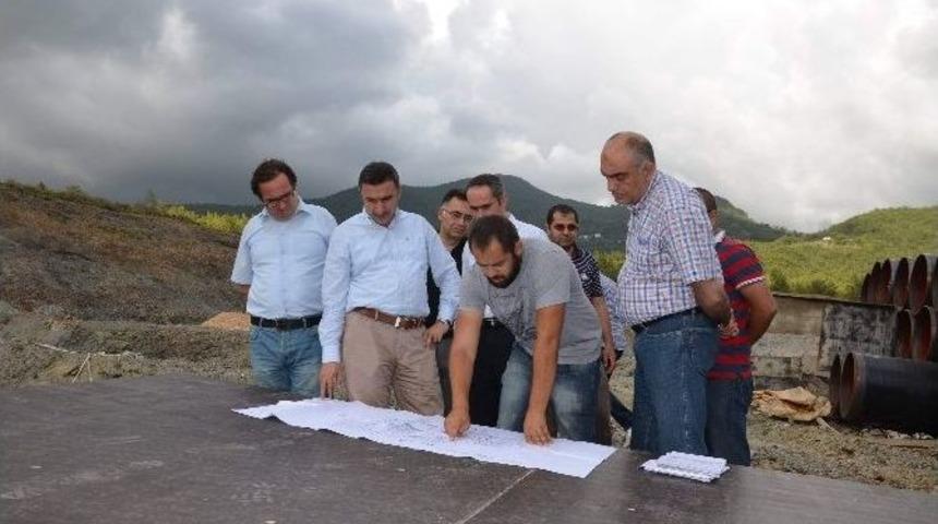 Dsi 13. B&ouml;lge M&uuml;d&uuml;r&uuml; &Ouml;zg&uuml;r, Naras Sulaması Ve Alanya Arıtma Tesisi İnşaatlarını İnceledi