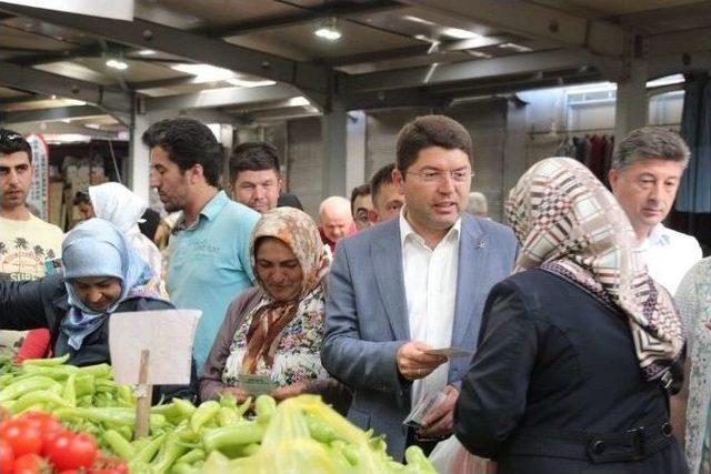 Milletvekili Tunç Pazaryeri Esnafıyla Buluştu