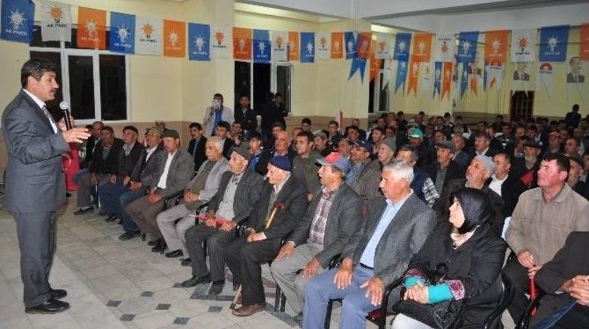 Ak Parti Milletvekili Adayı Halil &Uuml;r&uuml;n S&uuml;l&uuml;menli Ve Salar&rsquo;da Halka Seslendi