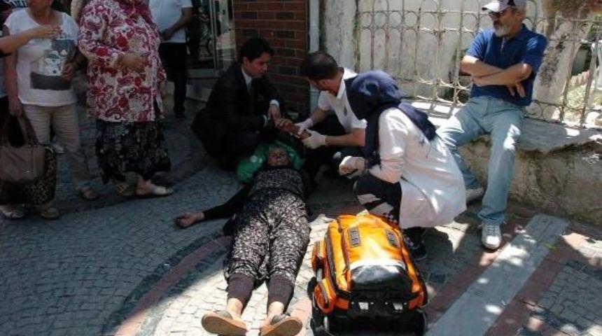 Ka&ccedil;ak I&ccedil;ki Satan Kadın, Polisi G&ouml;r&uuml;nce Bayıldı