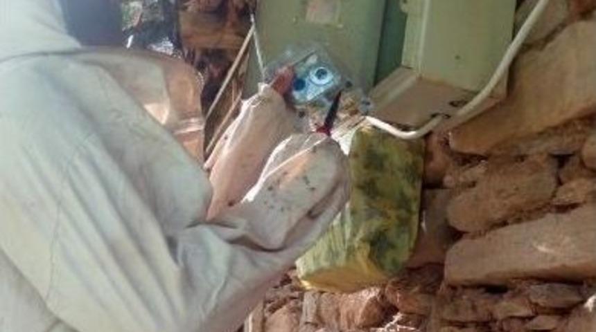 Vedaş Personelinin Başı Arılarla Dertte