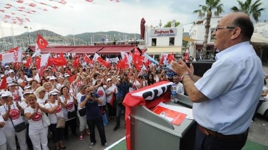 Chp Bodrum İl&ccedil;e Teşkilatı Se&ccedil;meniyle Buluştu