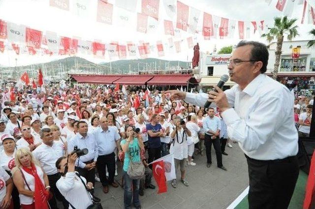 Chp Bodrum İlçe Teşkilatı Seçmeniyle Buluştu