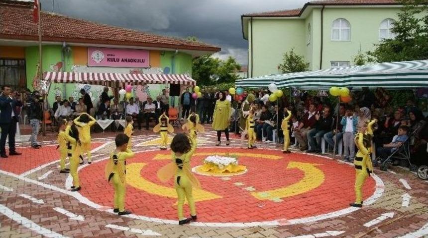 Kulu Anaokulu&rsquo;nda Trafik Eğitim Alanı A&ccedil;ıldı