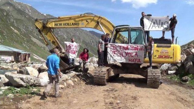 Çamlıhemşin'de ‘Yeşil Yol’ Gerginliği